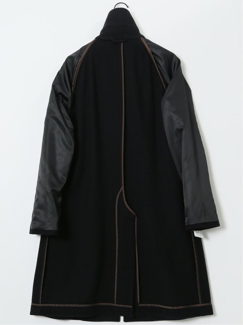 ウール100% リラクシング ステンカラーコート