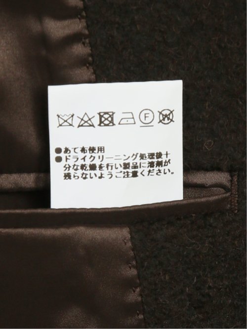 マペル/MAPEL チェスターコート 組織茶