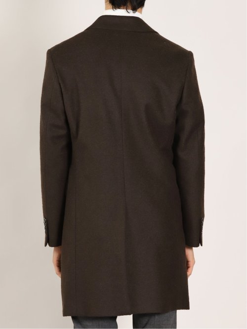 マペル/MAPEL チェスターコート 組織茶