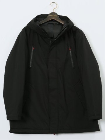 【大きいサイズ】ジーステージ/G-stage フーデッド ダウンコート