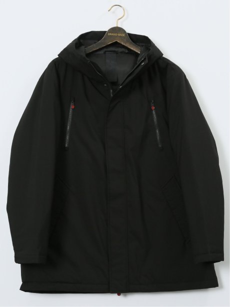 【大きいサイズ】ジーステージ/G-stage フーデッド ダウンコート