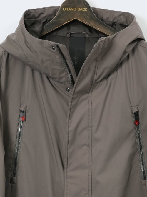 【大きいサイズ】ジーステージ/G-stage フーデッド ダウンコート