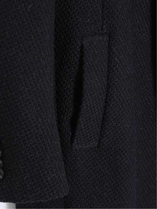 【大きいサイズ】ジーステージ/G-stage ウール100% チェスターコート バスケット