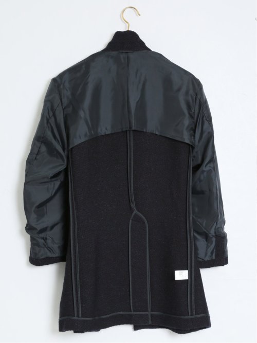 【大きいサイズ】ジーステージ/G-stage ウール100% チェスターコート バスケット