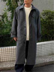 ドロー/DRAW テックメルトン ビックシルエット シングルコート
