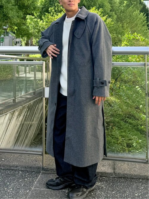 ドロー/DRAW テックメルトン ビックシルエット シングルコート(M 04