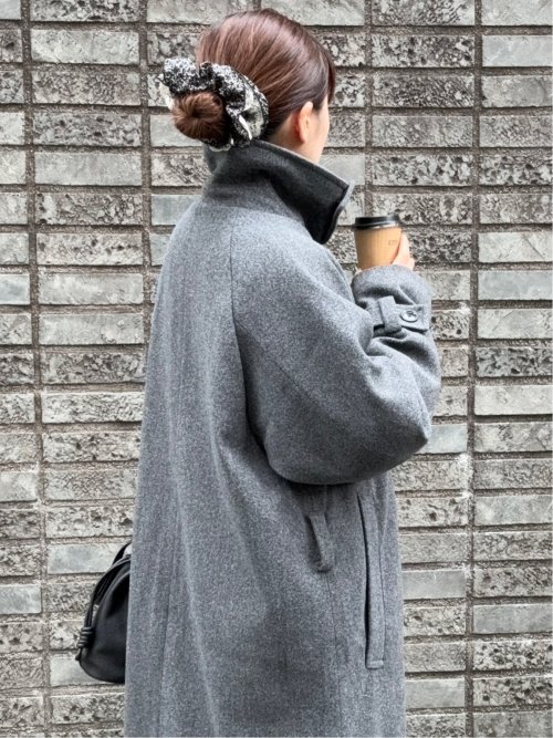 ドロー/DRAW テックメルトン ビックシルエット シングルコート