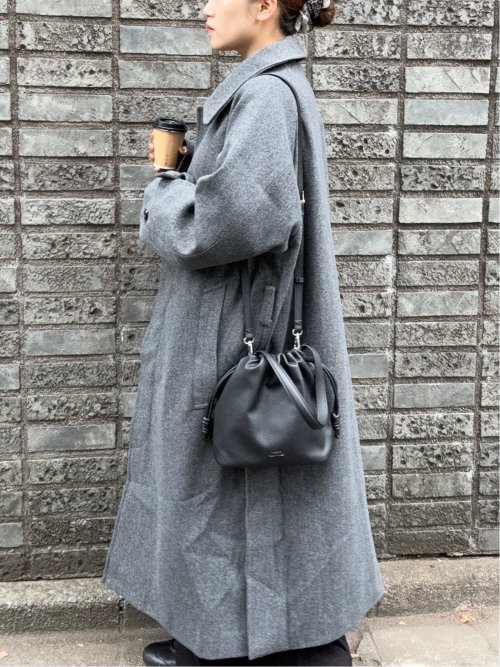 ドロー/DRAW テックメルトン ビックシルエット シングルコート