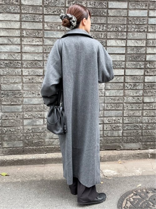 ドロー/DRAW テックメルトン ビックシルエット シングルコート