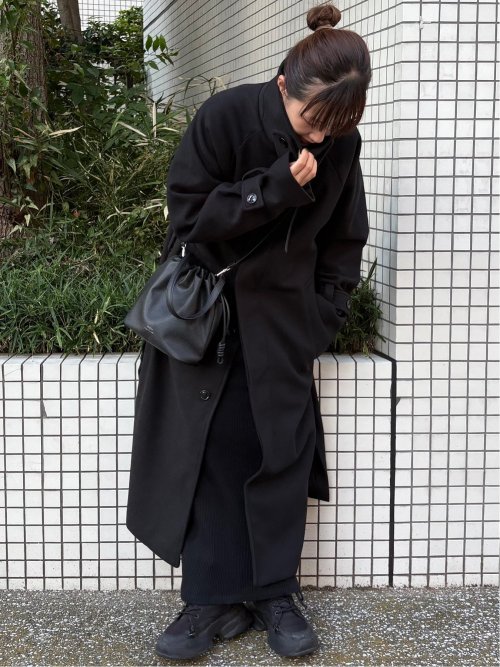 ドロー/DRAW テックメルトン ビックシルエット シングルコート