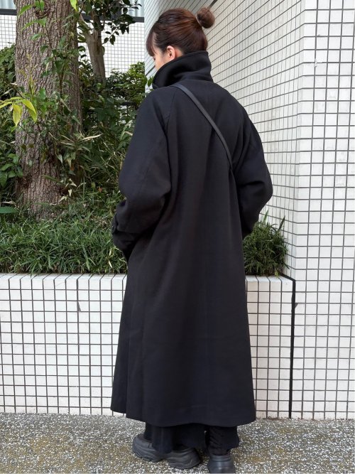 ドロー/DRAW テックメルトン ビックシルエット シングルコート