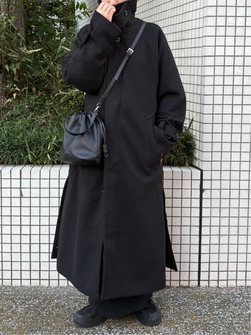 ドロー/DRAW テックメルトン ビックシルエット シングルコート