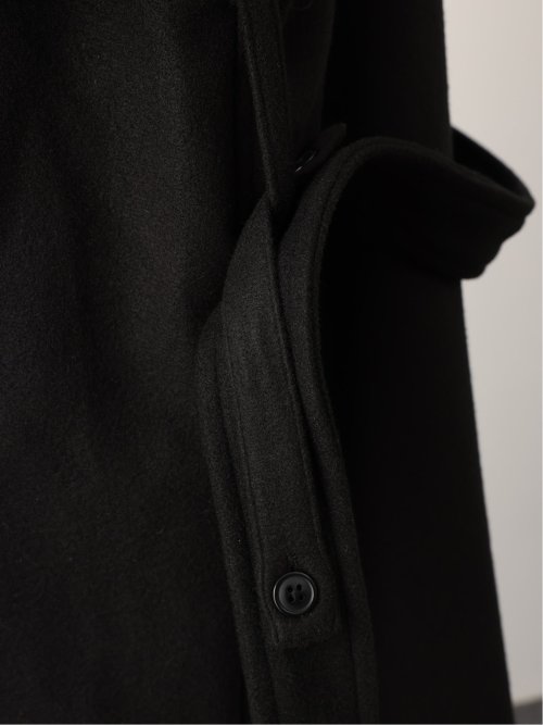 ドロー/DRAW テックメルトン ビックシルエット ダブルコート