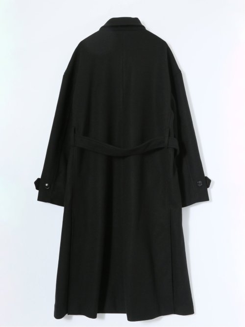 ドロー/DRAW テックメルトン ビックシルエット ダブルコート(M 05黒