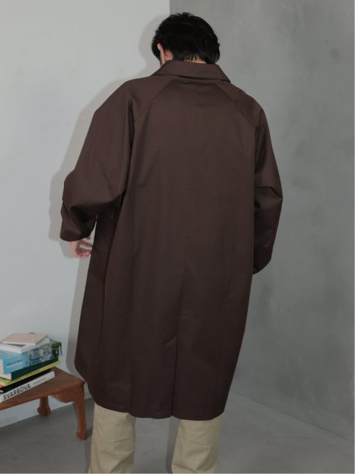 ドロー/DRAW ビックシルエット ステンカラーコート