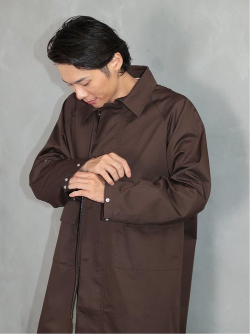 ドロー/DRAW ビックシルエット ステンカラーコート