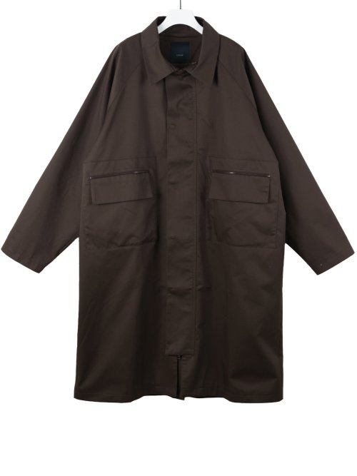 ドロー/DRAW ビックシルエット ステンカラーコート