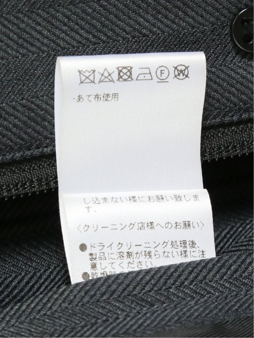 3WAY フーデッドコート へリンボングレー