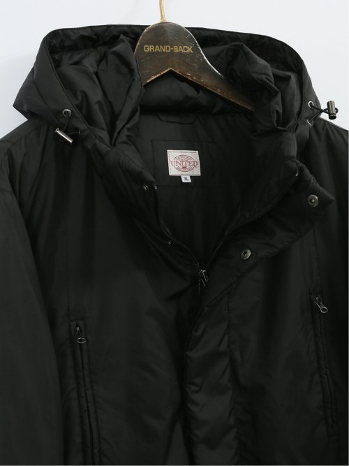 【大きいサイズ】ユナイテッド/UNITED 撥水加工 フード脱着 ダウンコート