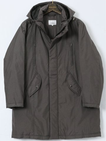 【大きいサイズ】ユナイテッド/UNITED 撥水加工 フード脱着 ダウンコート