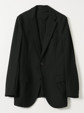 ストレッチ ウォッシャブル もちもち スリムフィット 2ボタン ジャケット