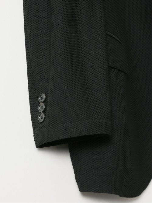 ストレッチ ウォッシャブル もちもち スリムフィット 2ボタン ジャケット