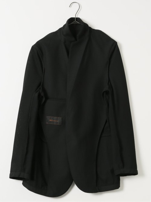 ストレッチ ウォッシャブル もちもち スリムフィット 2ボタン ジャケット