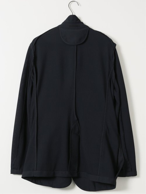 ストレッチ ウォッシャブル もちもち スリムフィット 2ボタン ジャケット