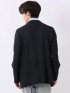 ストレッチ ウォッシャブル もちもち スリムフィット 2ボタン ジャケット