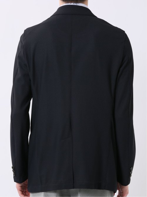 ストレッチ ウォッシャブル もちもち スリムフィット 2ボタン ジャケット