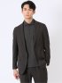 ウォッシャブル 麻調 メッシュ スリムフィット 2ボタン ジャケット(セットアップ可能)