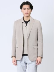ホップサック スリムフィット 2ボタンジャケット ベージュ
