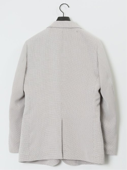 ホップサック スリムフィット 2ボタンジャケット ベージュ