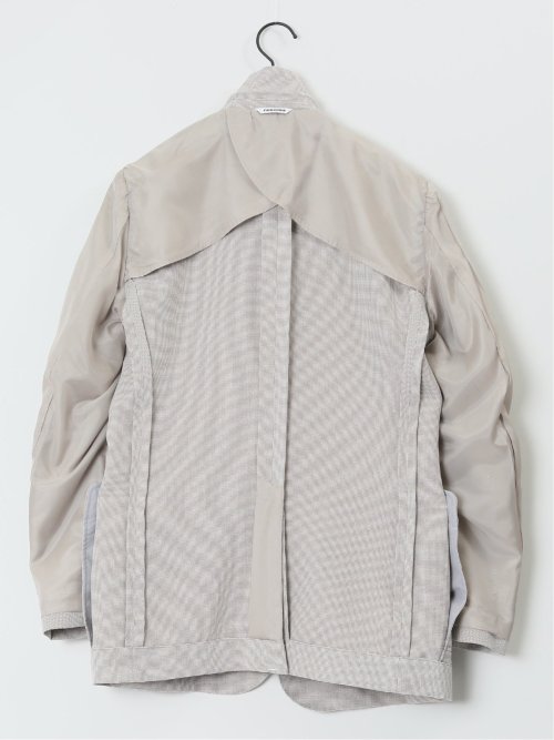 ホップサック スリムフィット 2ボタンジャケット ベージュ