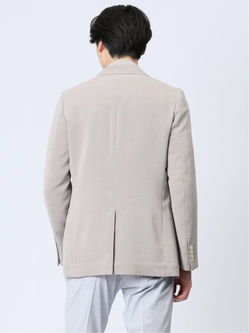 ホップサック スリムフィット 2ボタンジャケット ベージュ