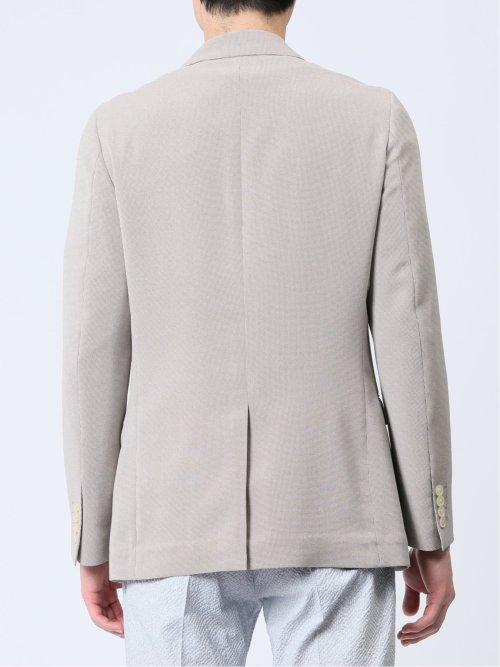 ホップサック スリムフィット 2ボタンジャケット ベージュ