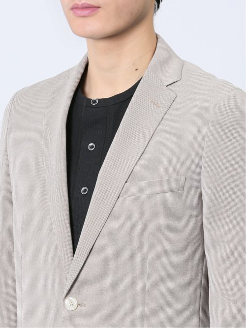 ホップサック スリムフィット 2ボタンジャケット ベージュ