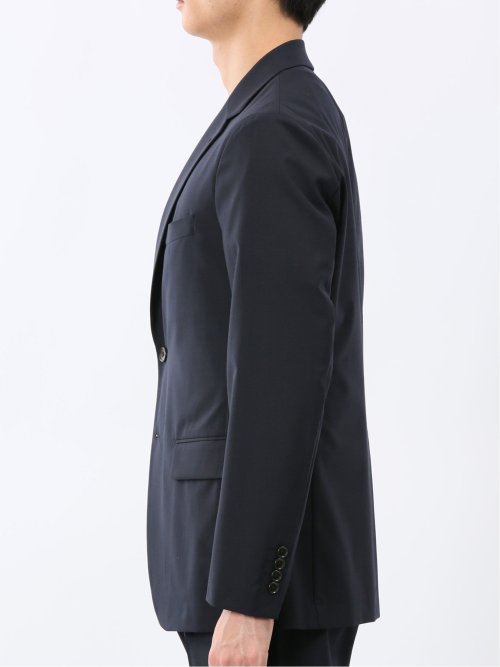 ストレッチウォッシャブル ウール混 スリムフィット 2ボタンジャケット(セットアップ可能)