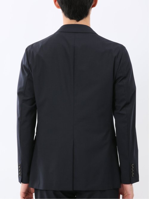 ストレッチウォッシャブル ウール混 スリムフィット 2ボタンジャケット(セットアップ可能)