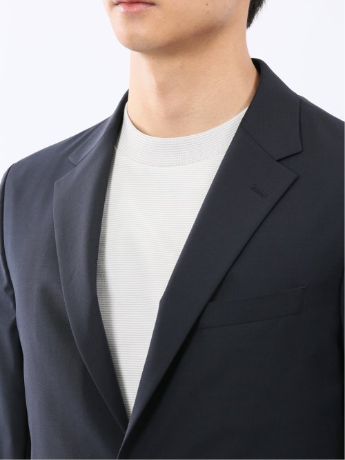 ストレッチウォッシャブル ウール混 スリムフィット 2ボタンジャケット(セットアップ可能)