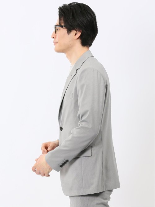 アバントドライ スリムフィット 2ボタン ジャケット 千鳥(セットアップ可能)