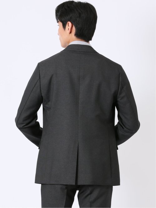 アバントドライ スリムフィット 2ボタン ジャケット デニム調(セットアップ可能)