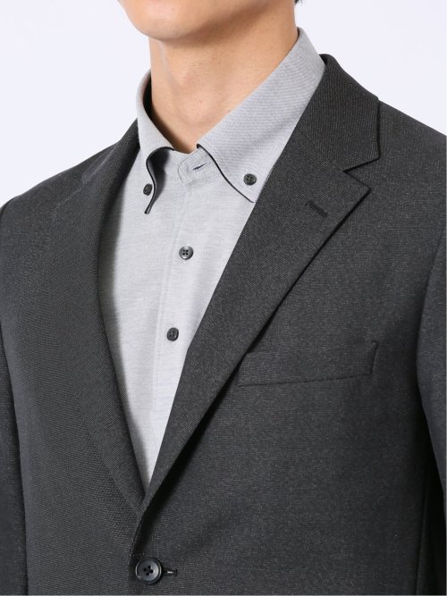 アバントドライ スリムフィット 2ボタン ジャケット デニム調(セットアップ可能)