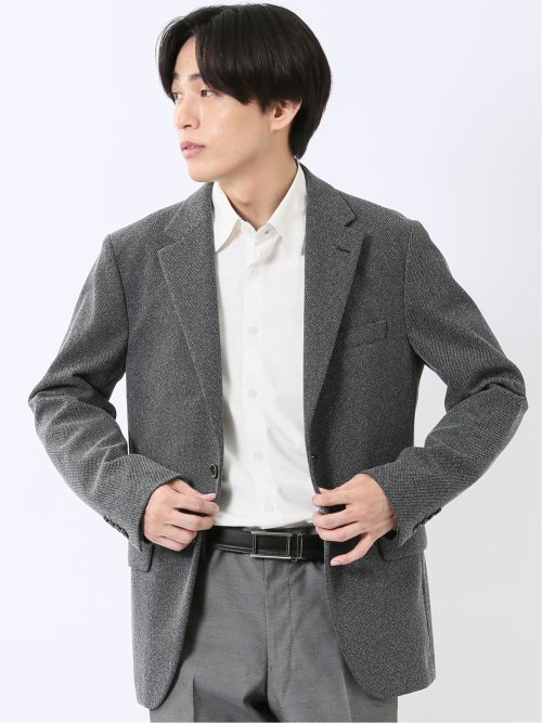 ジャケット メンズ ビジネス ストレッチ ウォッシャブル スリム 2