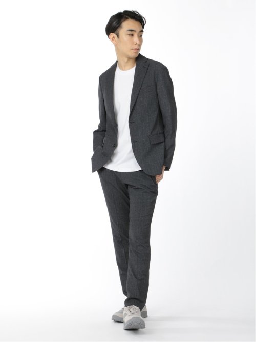 軽量 2WAYストレッチ 2ボタンスリムジャケット(セットアップ可能)