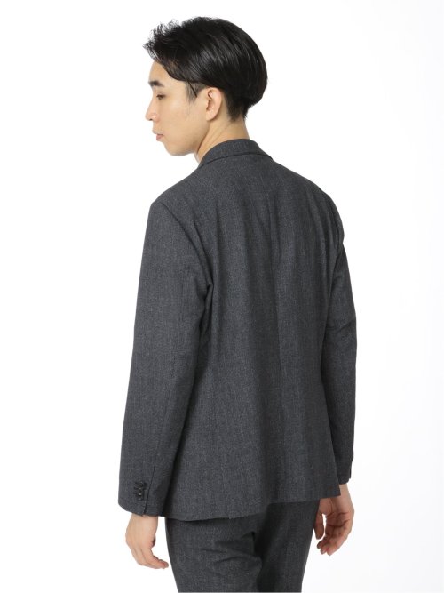軽量 2WAYストレッチ 2ボタンスリムジャケット(セットアップ可能)
