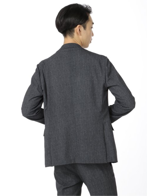 軽量 2WAYストレッチ 2ボタンスリムジャケット(セットアップ可能)