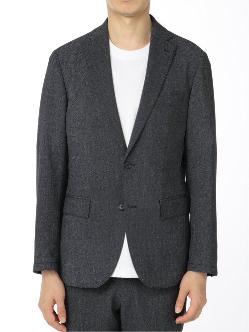 軽量 2WAYストレッチ 2ボタンスリムジャケット(セットアップ可能)
