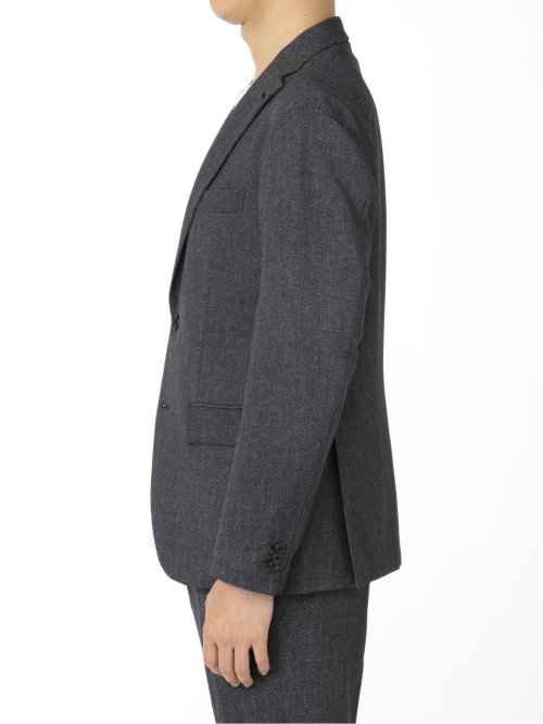 軽量 2WAYストレッチ 2ボタンスリムジャケット(セットアップ可能)