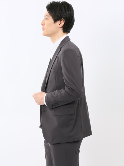 ストレッチ ドライタッチ レギュラーフィット 2ボタン ジャケット(セットアップ可能)